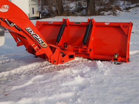 snow blade for skid steer|front mounted snow blades tractors.